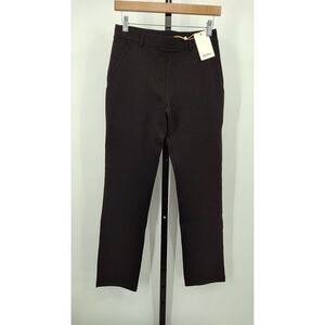 Quinn Black Slim Stretch Ankle Pants